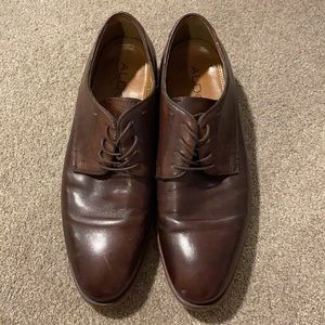Aldo brown leather shoes.